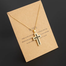 Charger l'image dans la galerie, Collier Croix Elegancia