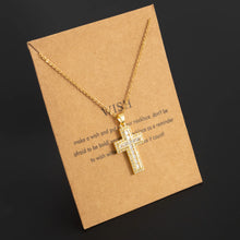 Charger l'image dans la galerie, Collier Croix Elegancia