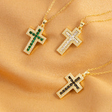 Charger l'image dans la galerie, Collier Croix Elegancia