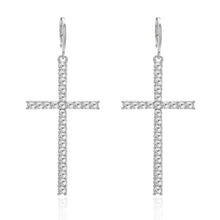 Charger l'image dans la galerie, Boucles d’oreilles Croix Élégance