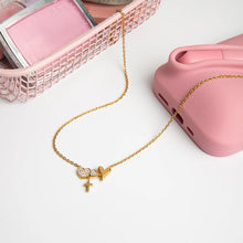 Charger l'image dans la galerie, Collier Croix et Coeurs