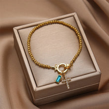 Charger l'image dans la galerie, Bracelet Croix Charms