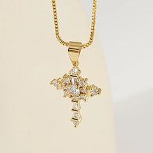 Charger l'image dans la galerie, Collier Croix Elegancia