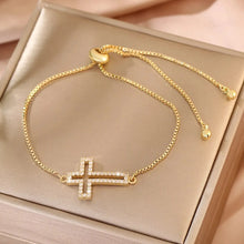 Charger l'image dans la galerie, Bracelet Croix Éclat