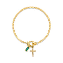 Charger l'image dans la galerie, Bracelet Croix Charms