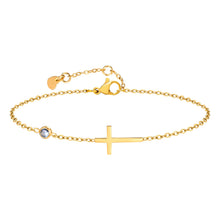 Charger l'image dans la galerie, Bracelet Croix Élégance
