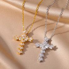Charger l'image dans la galerie, Collier Croix Éclat Céleste