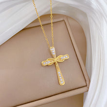 Charger l'image dans la galerie, Collier Croix Infini Éclat