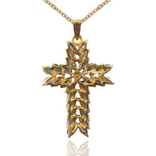 Charger l'image dans la galerie, Collier Croix Saphir
