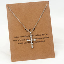 Charger l'image dans la galerie, Collier Croix Elegancia
