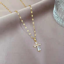 Charger l'image dans la galerie, Collier Croix Étoile Divine

