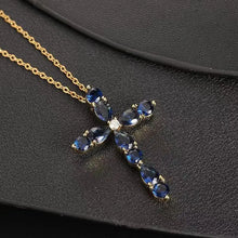 Charger l'image dans la galerie, Collier Croix Elegancia
