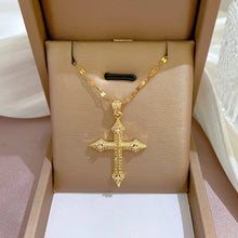 Charger l'image dans la galerie, Collier Croix Elegancia
