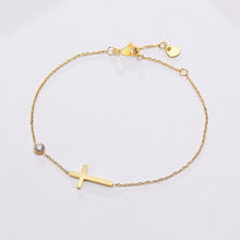 Charger l'image dans la galerie, Bracelet Croix Élégance
