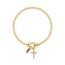 Charger l'image dans la galerie, Bracelet Croix Charms
