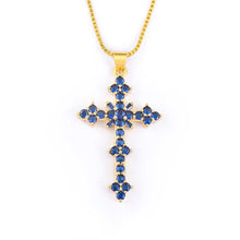 Charger l'image dans la galerie, Collier Croix Éclat Précieux
