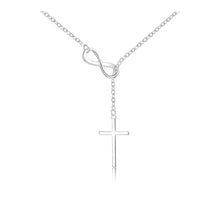 Charger l'image dans la galerie, Collier Croix A l’Infini
