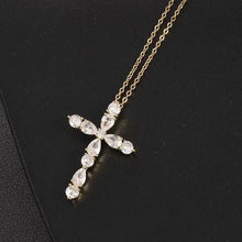 Charger l'image dans la galerie, Collier Croix Elegancia
