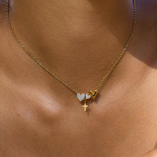 Charger l'image dans la galerie, Collier Croix et Coeurs
