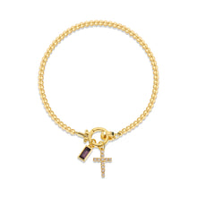 Charger l'image dans la galerie, Bracelet Croix Charms

